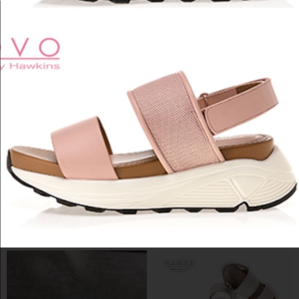 Nuovo By Hawkins Sz 7.5* Pink Sandal Shoe slide